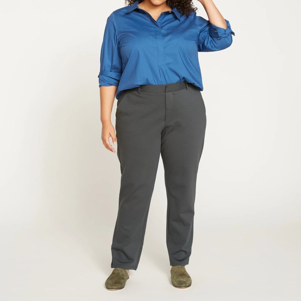 Universal Standard Cigarette Pants Charcoal XS NWT